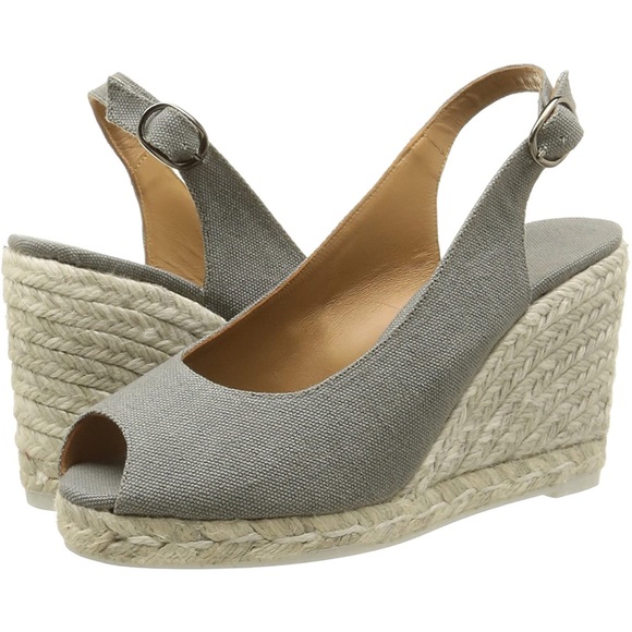 Castaner Shoes - Castaner Espadrille Wedge Beli Slingback Taupe